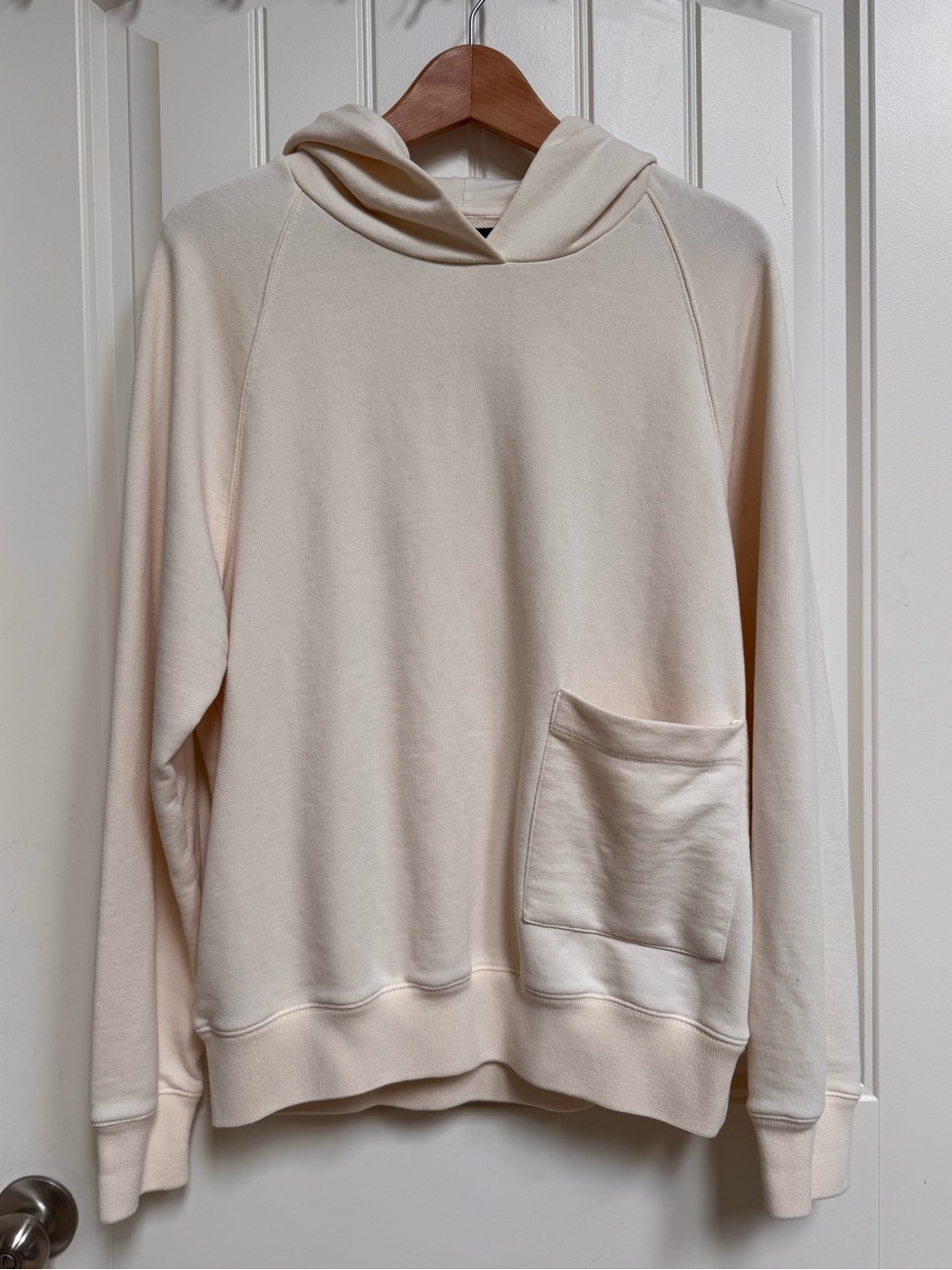 Oak + Fort Oversized Cream Hoodie. Size M
